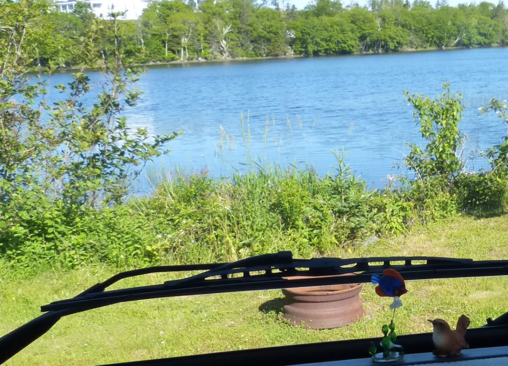 Aussicht auf den Lake Breeze